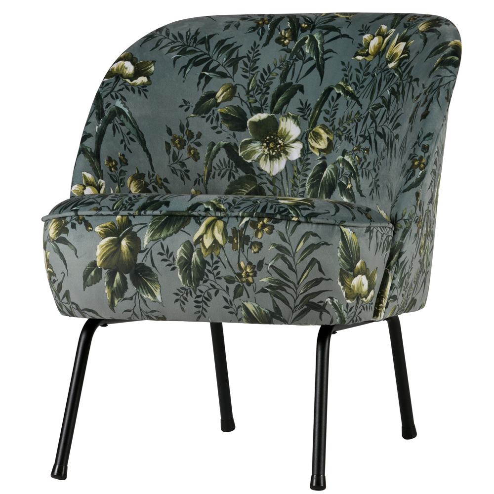 Sessel Polstersessel VOGUE Samt grau Loungesessel Clubsessel Chair Fernsehsessel