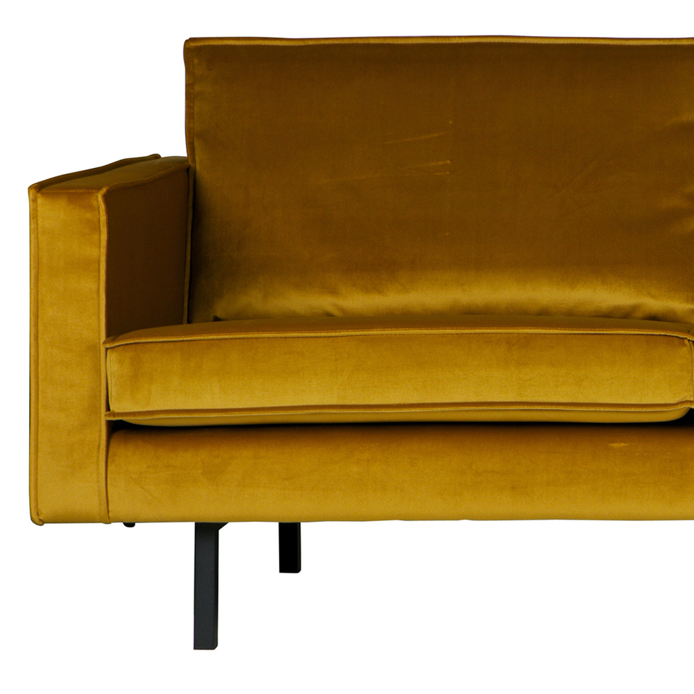 3 Sitzer Sofa Rodeo Samt ocker
