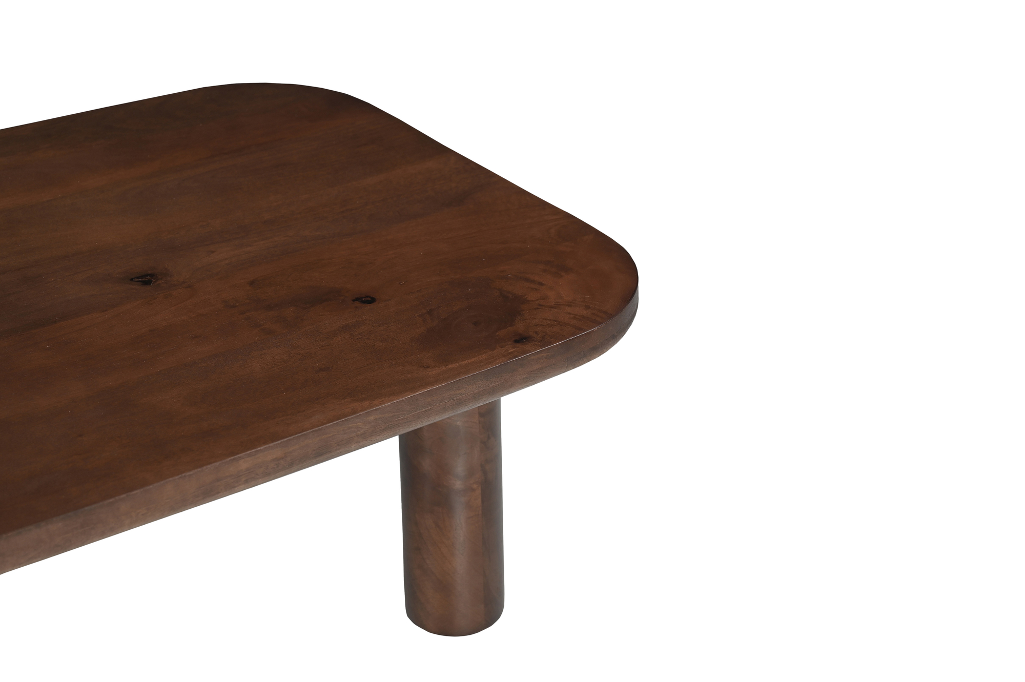 Couchtisch Badou 120 x 70 cm Mangoholz braun Sofatisch