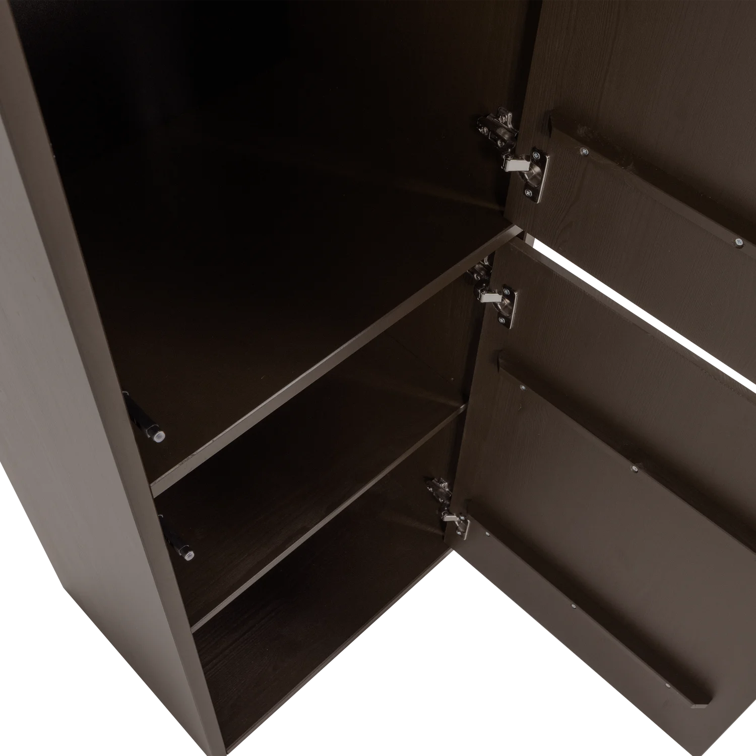 Schrank MEGGY schmal 55 cm Holzschrank Kiefer Massiv mittelbraun