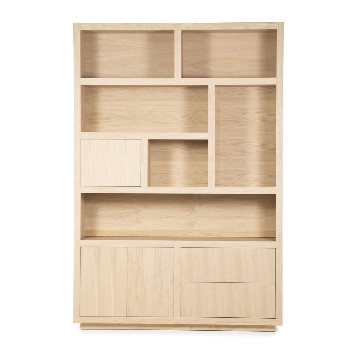 Bücherschrank Helsinki B 150 cm Eiche Brauntöne