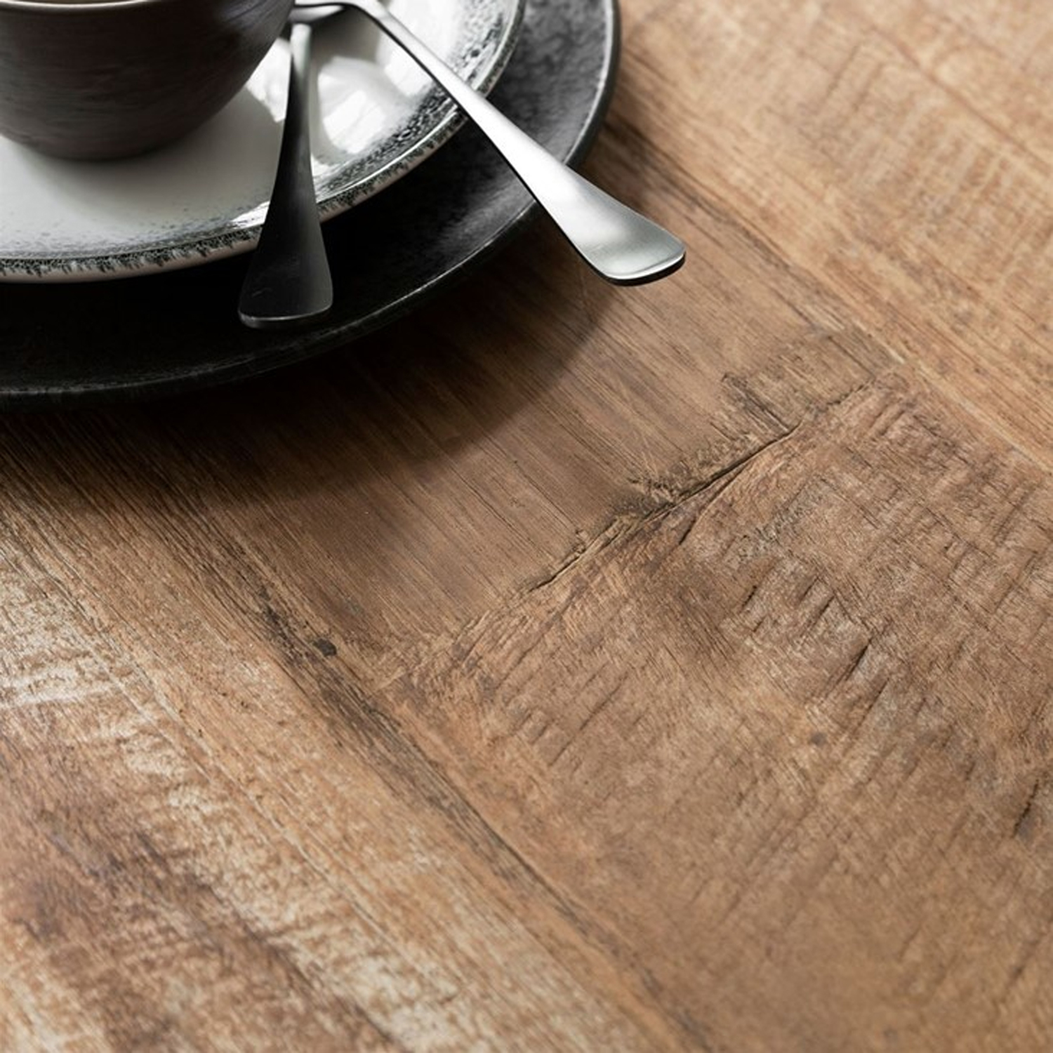 DTP Home Esstisch Metropole rund Ø 160 cm recyceltes Teakholz massiv