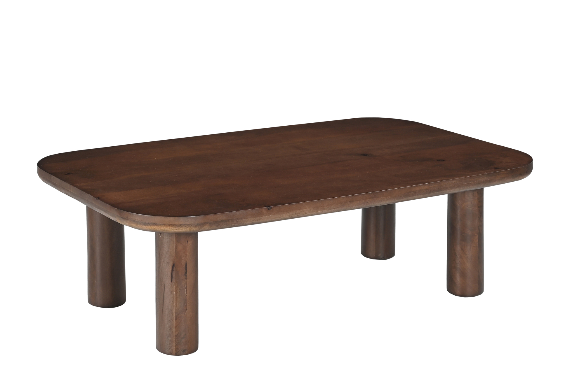 Couchtisch Badou 120 x 70 cm Mangoholz braun Sofatisch