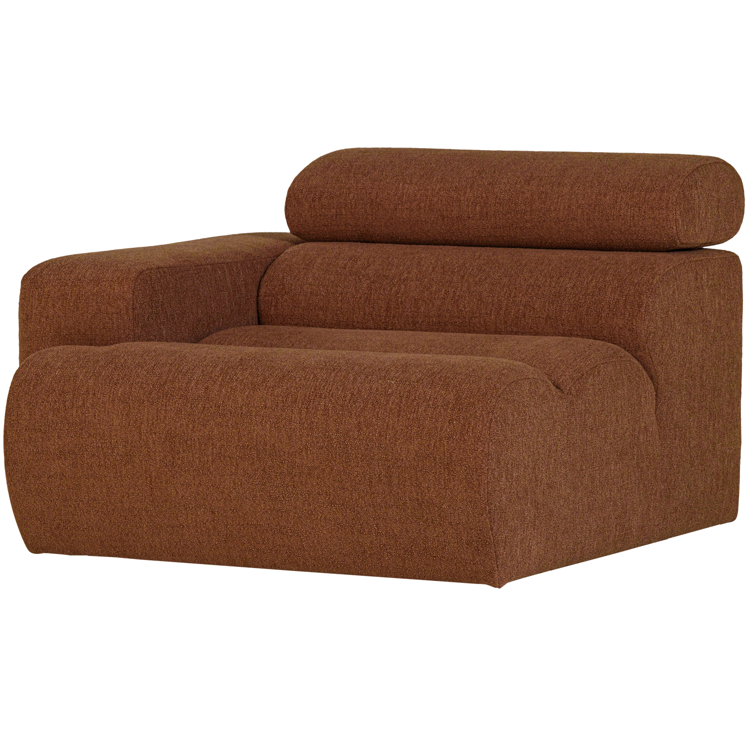 Sofaelement NOVI mit Armlehne links Element Bouclé terra