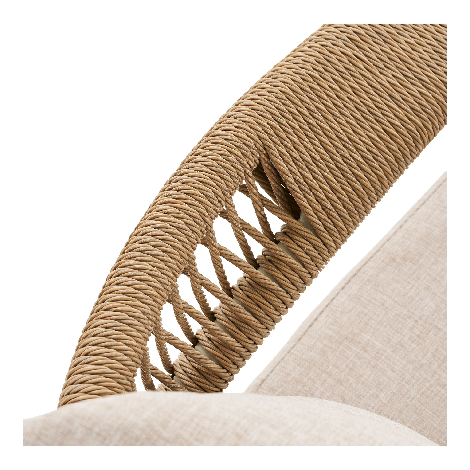 Garten Lounge Garnitur LABELA 5 tlg. 2er Tischset Bank 2 Gartensessel