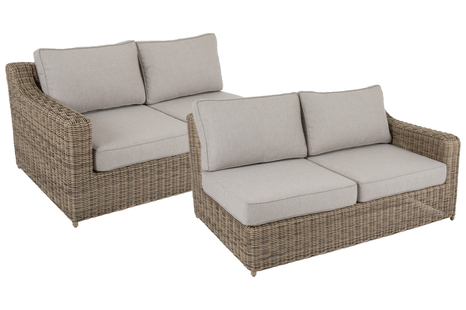 Lounge Garten Möbel Komplett Set GLENDON Loungegarnitur