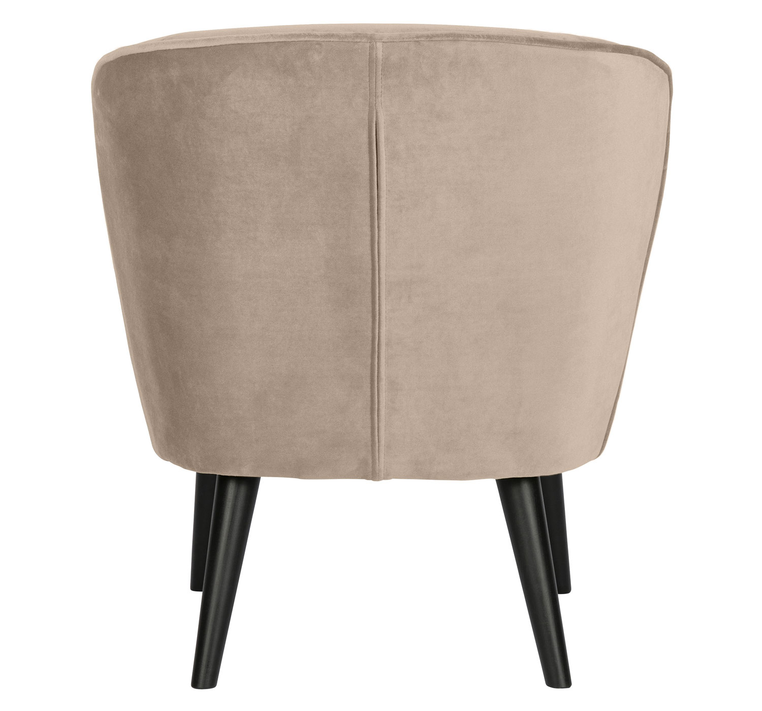 woood Sessel SARA Samt khaki