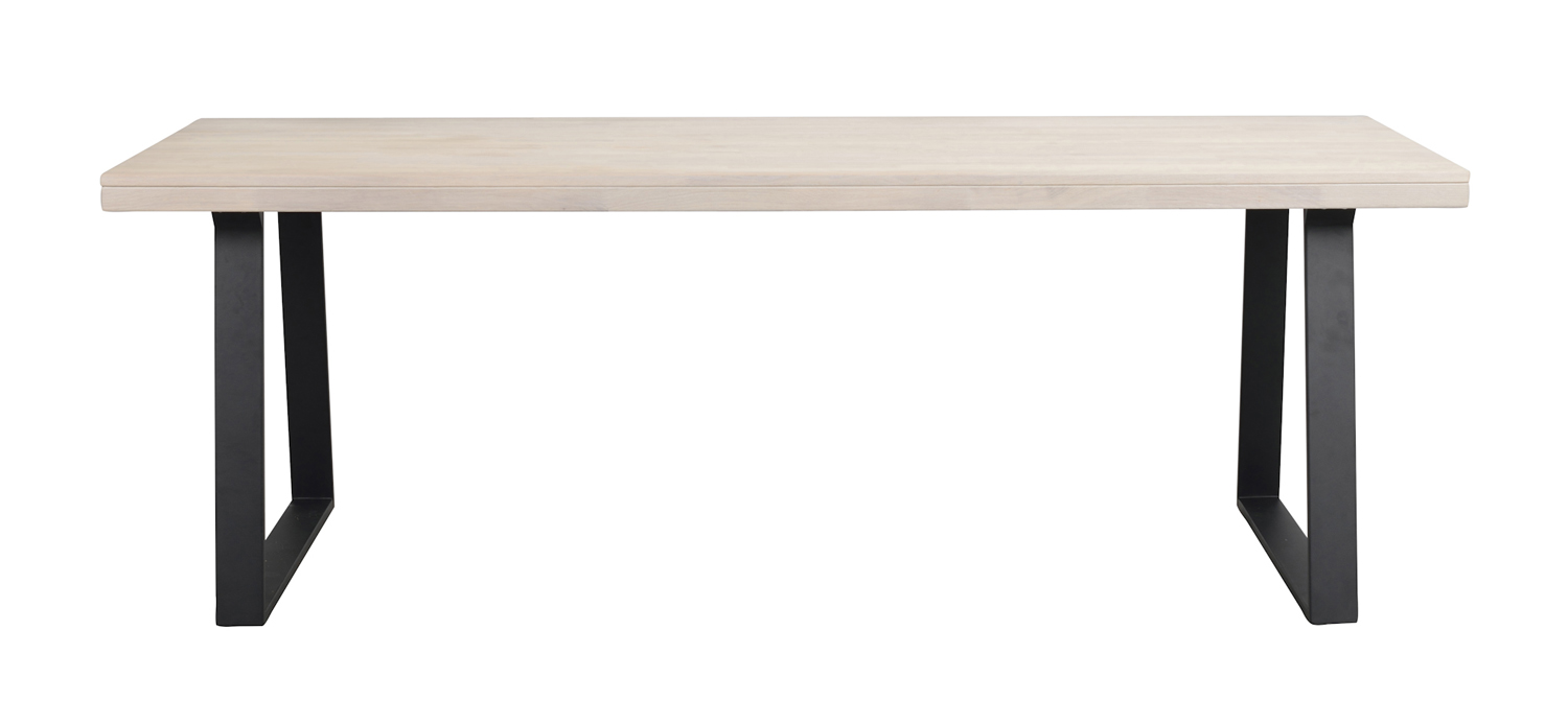 Esstisch ausziehbar Eiche white wash 220 cm