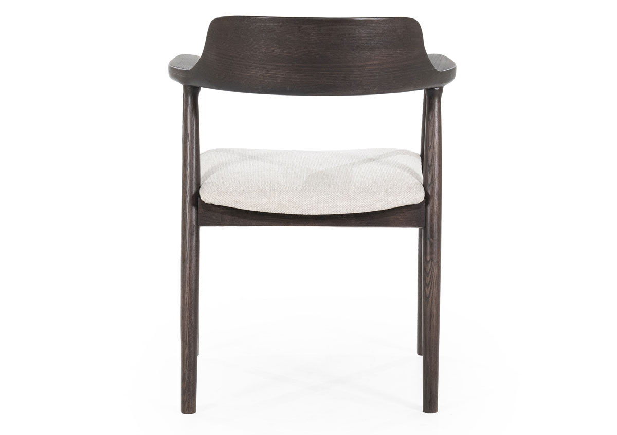 Esszimmerstuhl Stuhl Yorick Armlehnstuhl Esche Holz dunkelbraun