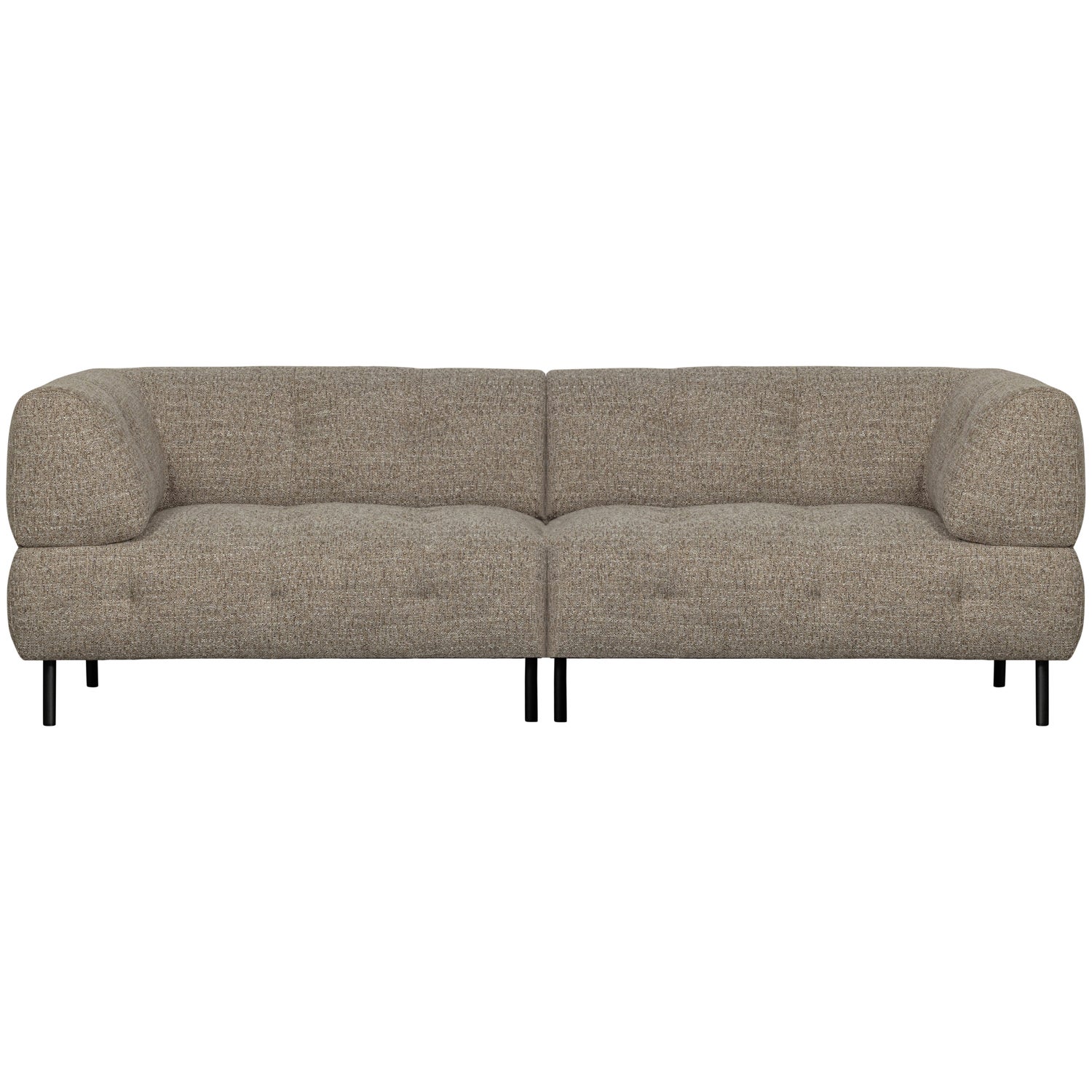 4 Sitzer Sofa Lloyd grober Webstoff braun-melange Couch