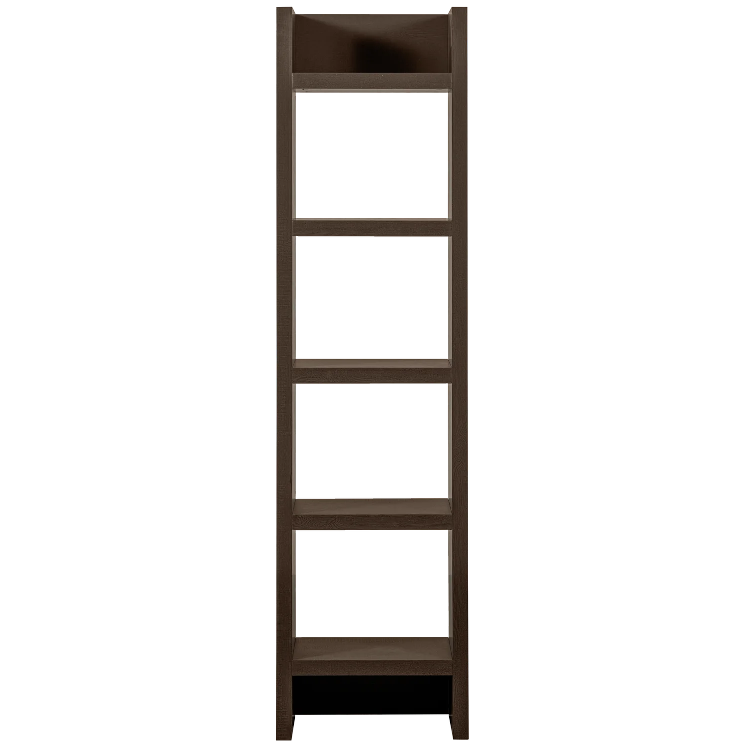 Regal offener Schrank TIMO H 195 cm MDF dunkelbraun