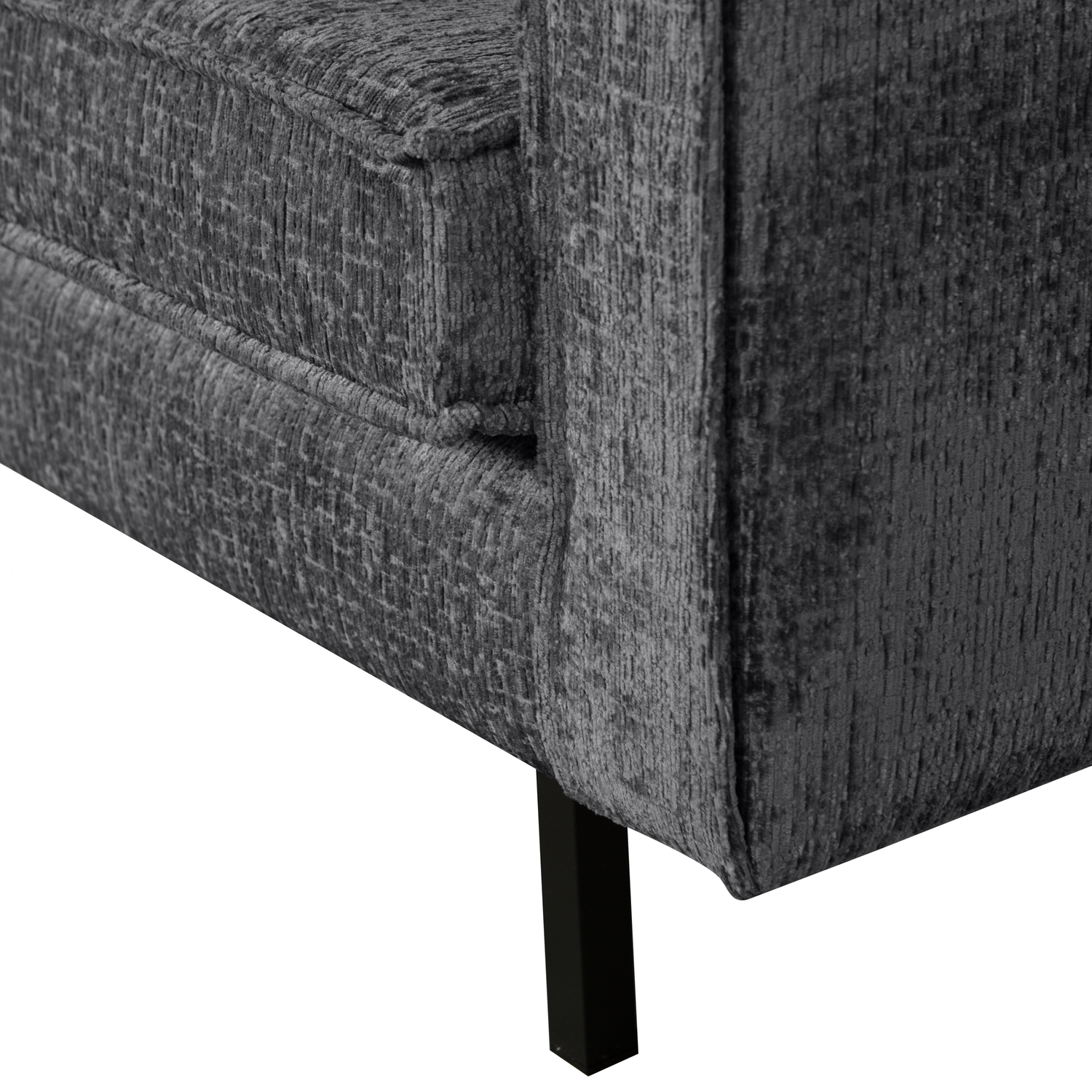 3 Sitzer Sofa RODEO Struktur Velvet Samt mountain