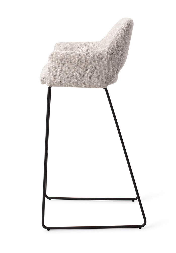 Barhocker Sitzhöhe 65 cm Yanai hellgrau Barstuhl