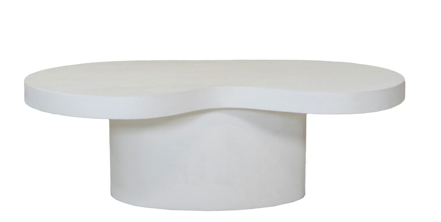 Couchtisch LORA Organisch 120 cm beige