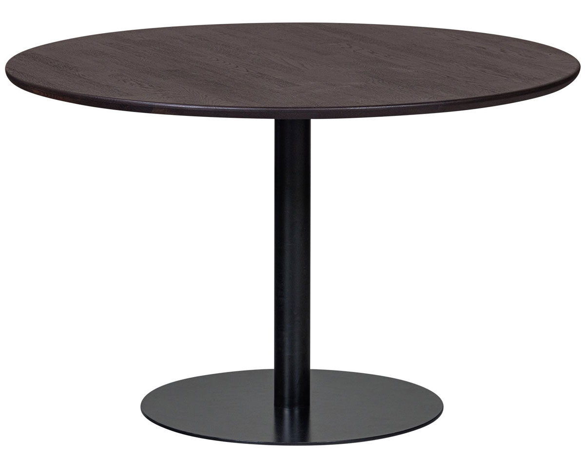 Esstisch Tablo Ø 120 cm rund Eiche massiv braun