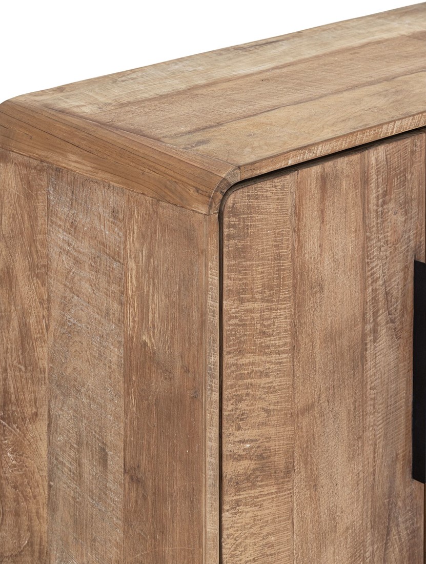 Sideboard Evo 220 cm recyceltes Teakholz Kommode