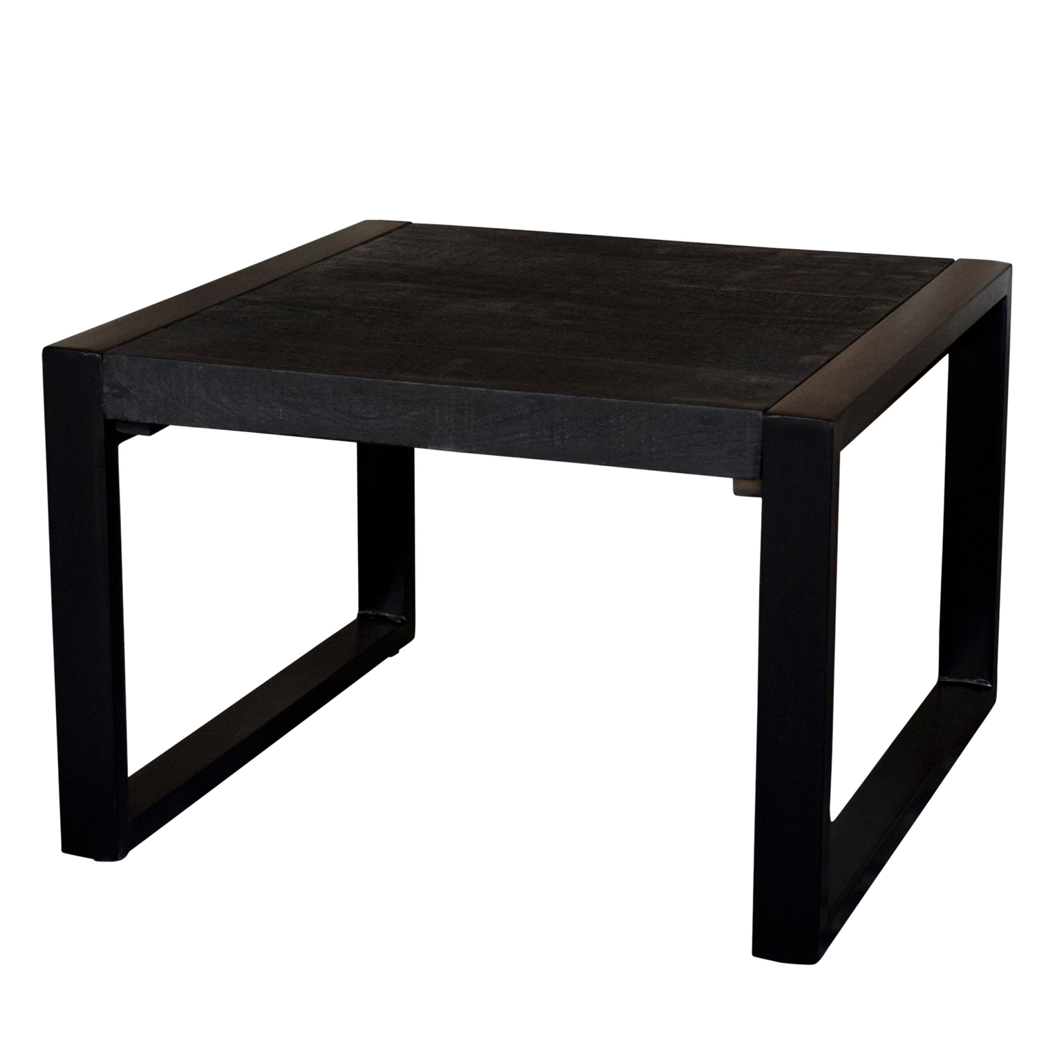 Beistelltisch Couchtisch Norris 60 x 60 cm Mango Holz Metall