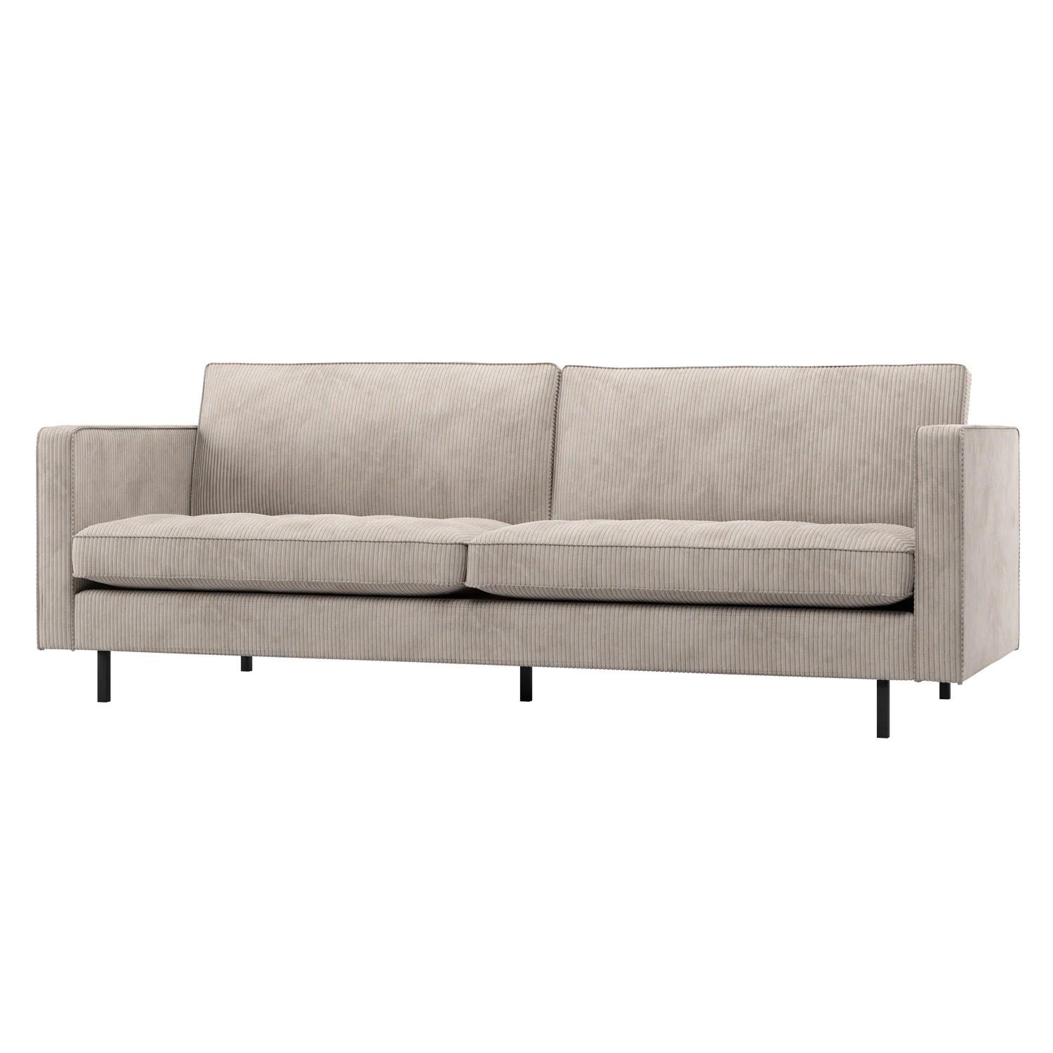 2,5 Sitzer Sofa Rodeo Classic Ripstoff ecru Couch