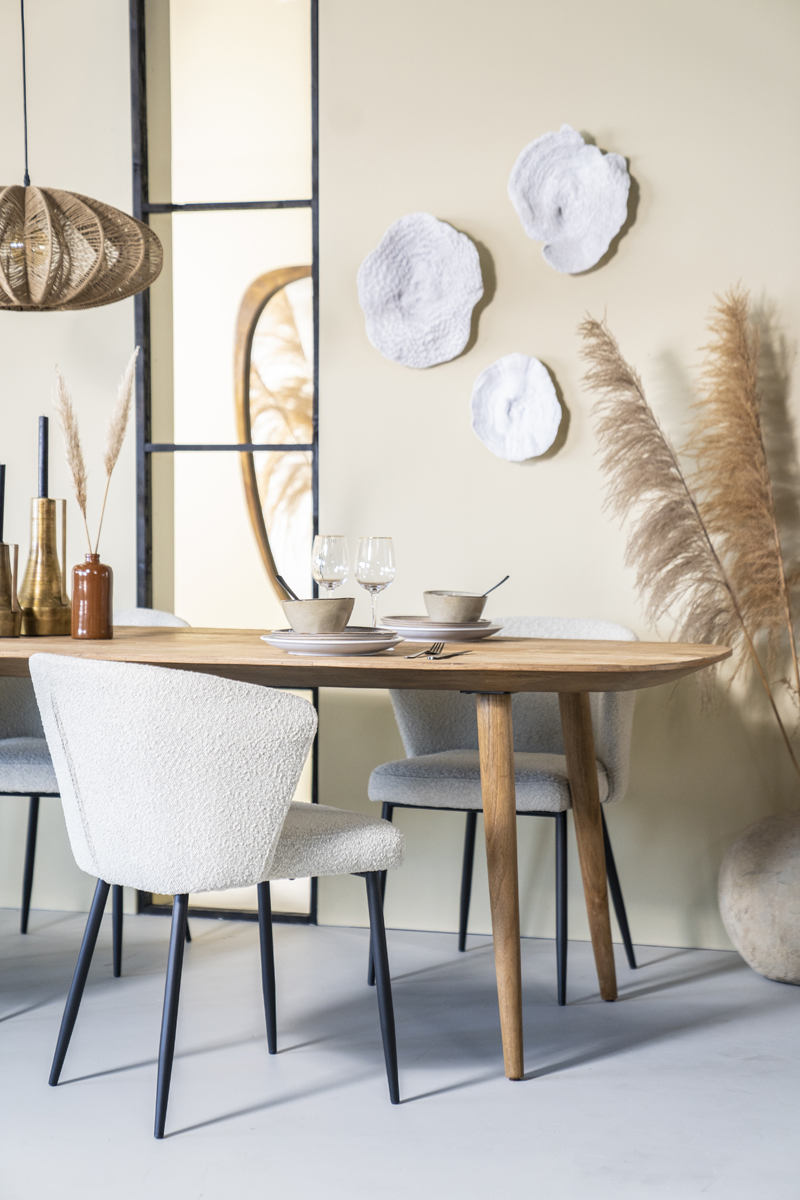 Esstisch TALASSUM 300 x 100 cm recyceltes Teakholz