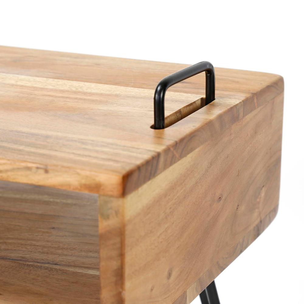 Nachttisch Beistelltisch Monto aus Akazien Holz