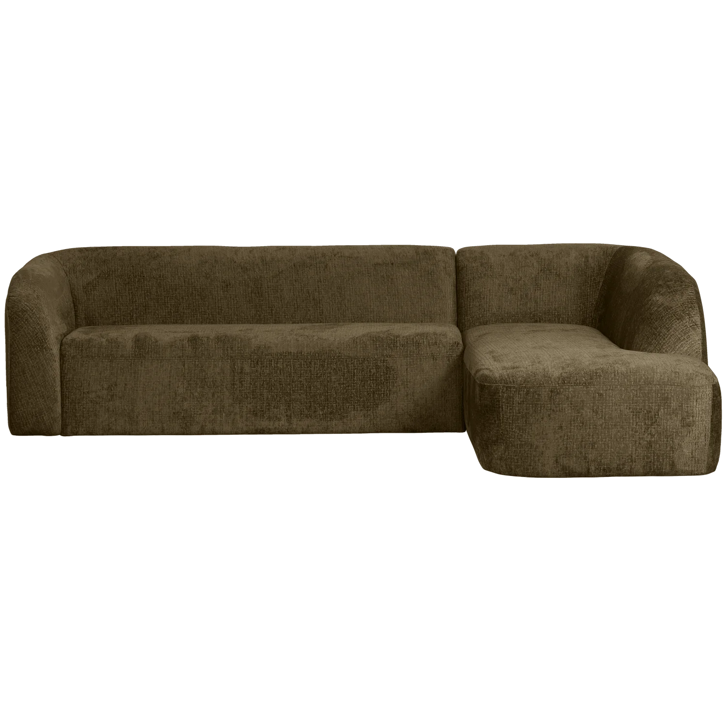 Eckgarnitur Sloping Struktur Velvet bonsai Ecksofa Longchair rechts