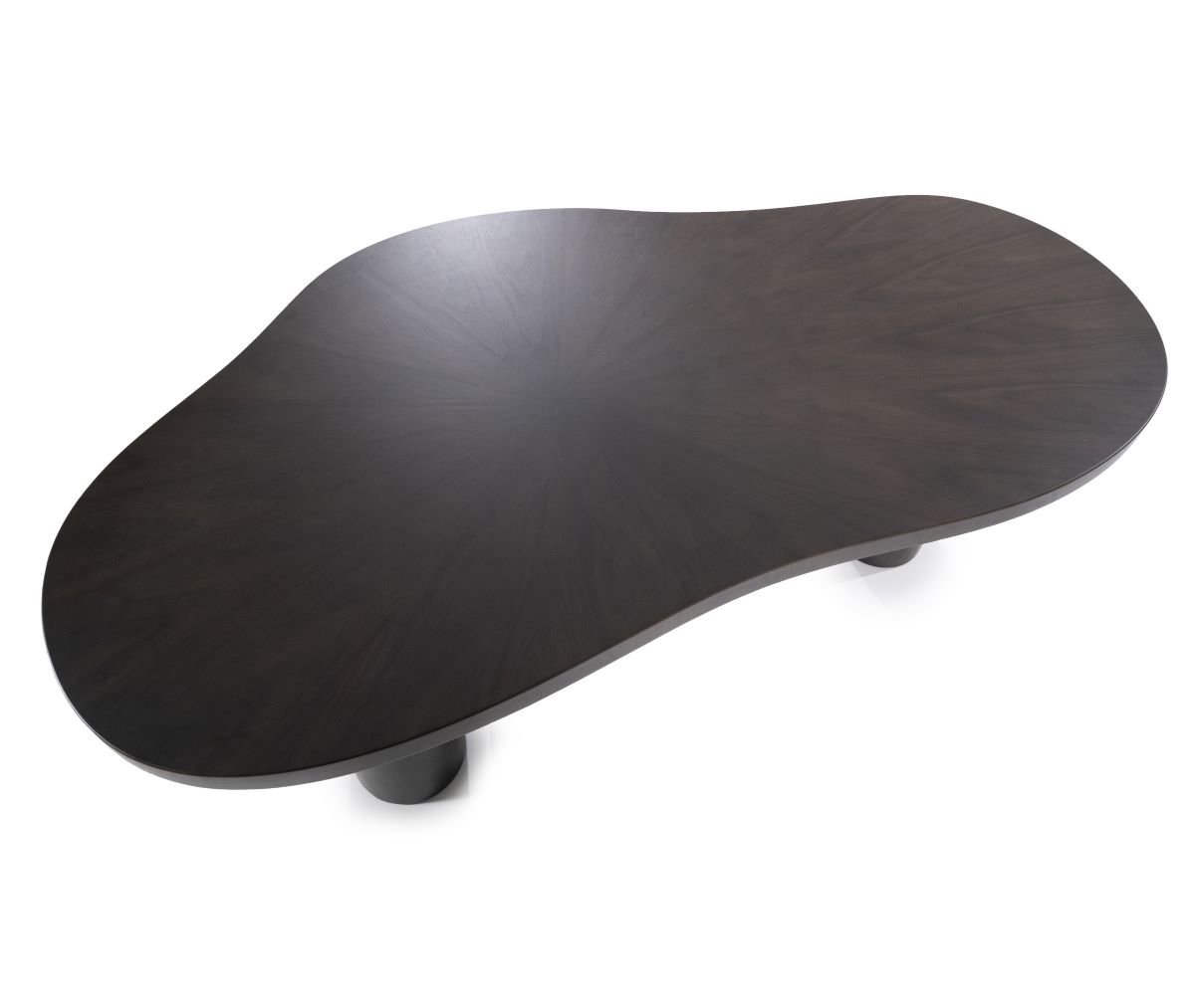 Esstisch BOBBIE organisch 215 x 110 cm Wallnuss