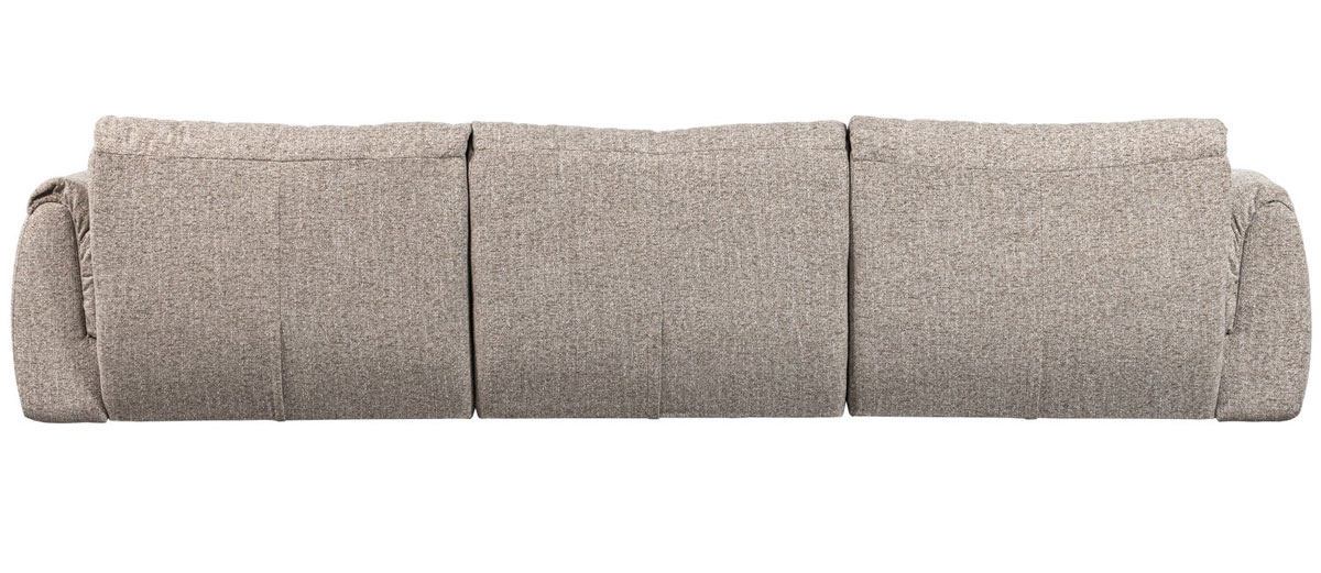 woood 3 Sitzer Sofa BAGGY Webstoff natur melange