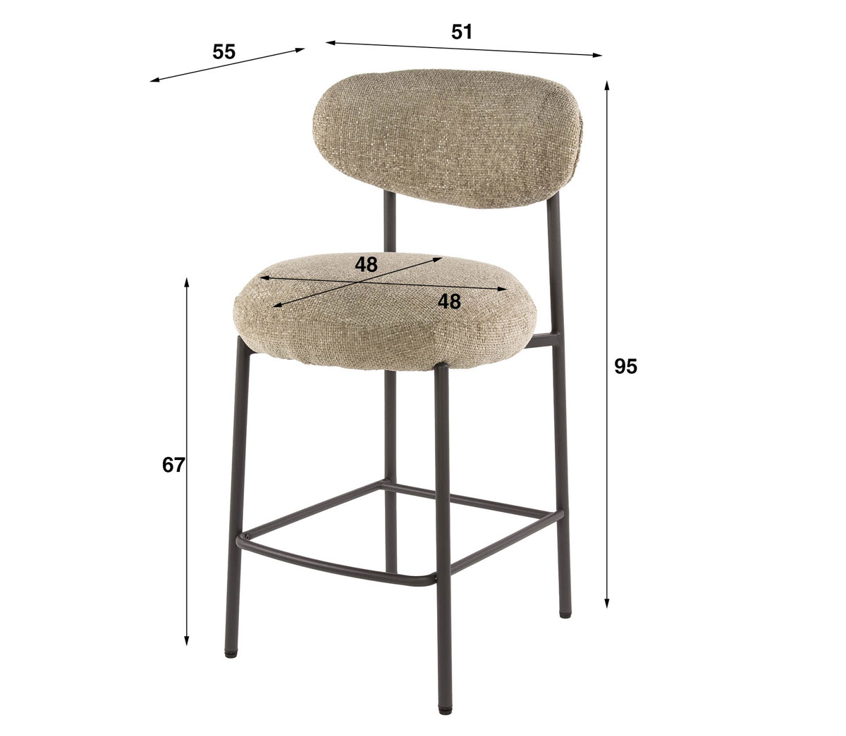 2er Set Barstuhl SAHRA SH 67 sandfarben Barhocker Hocker 2er Set Barstuhl SAHRA SH 67 sandfarben Barhocker Hocker