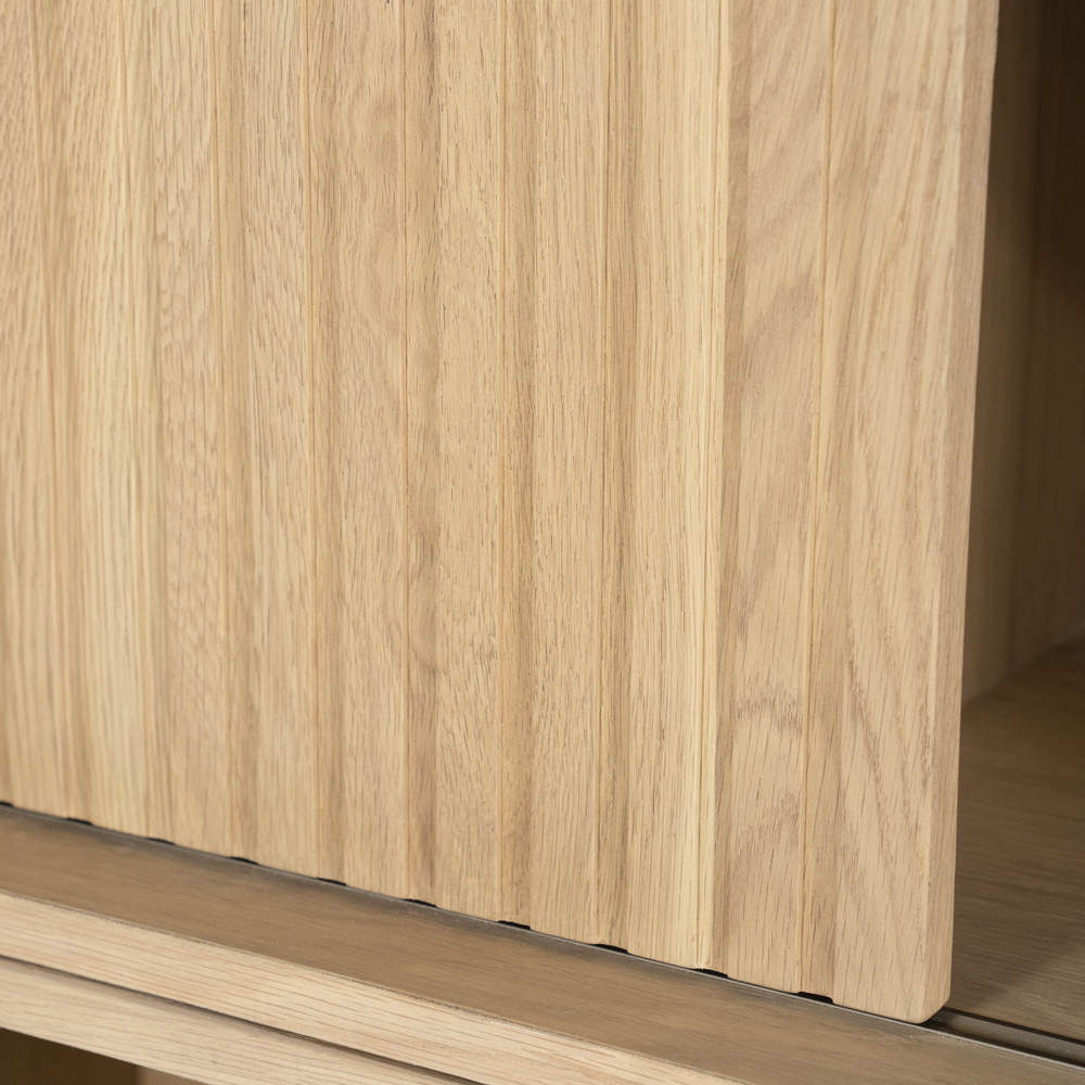 Bücherschrank MILO 180 cm Eiche natur