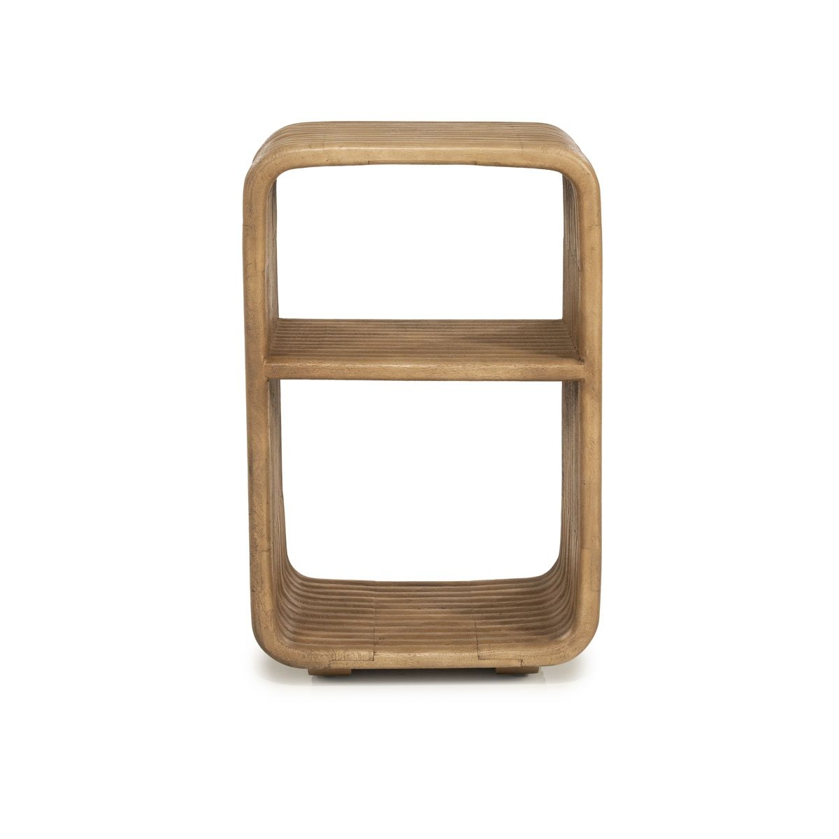 Beistelltisch Rigato H 60 cm Mangoholz braun