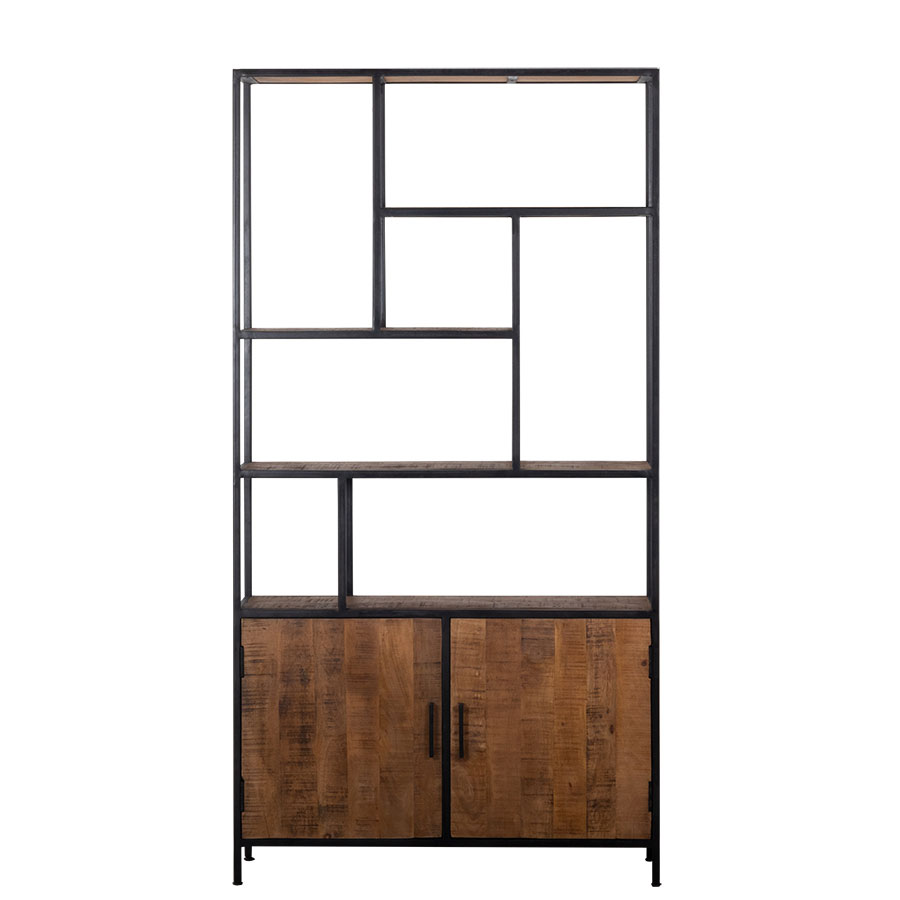 Industrie Regal Bücherregal Ruby B 110 cm Mango Holz