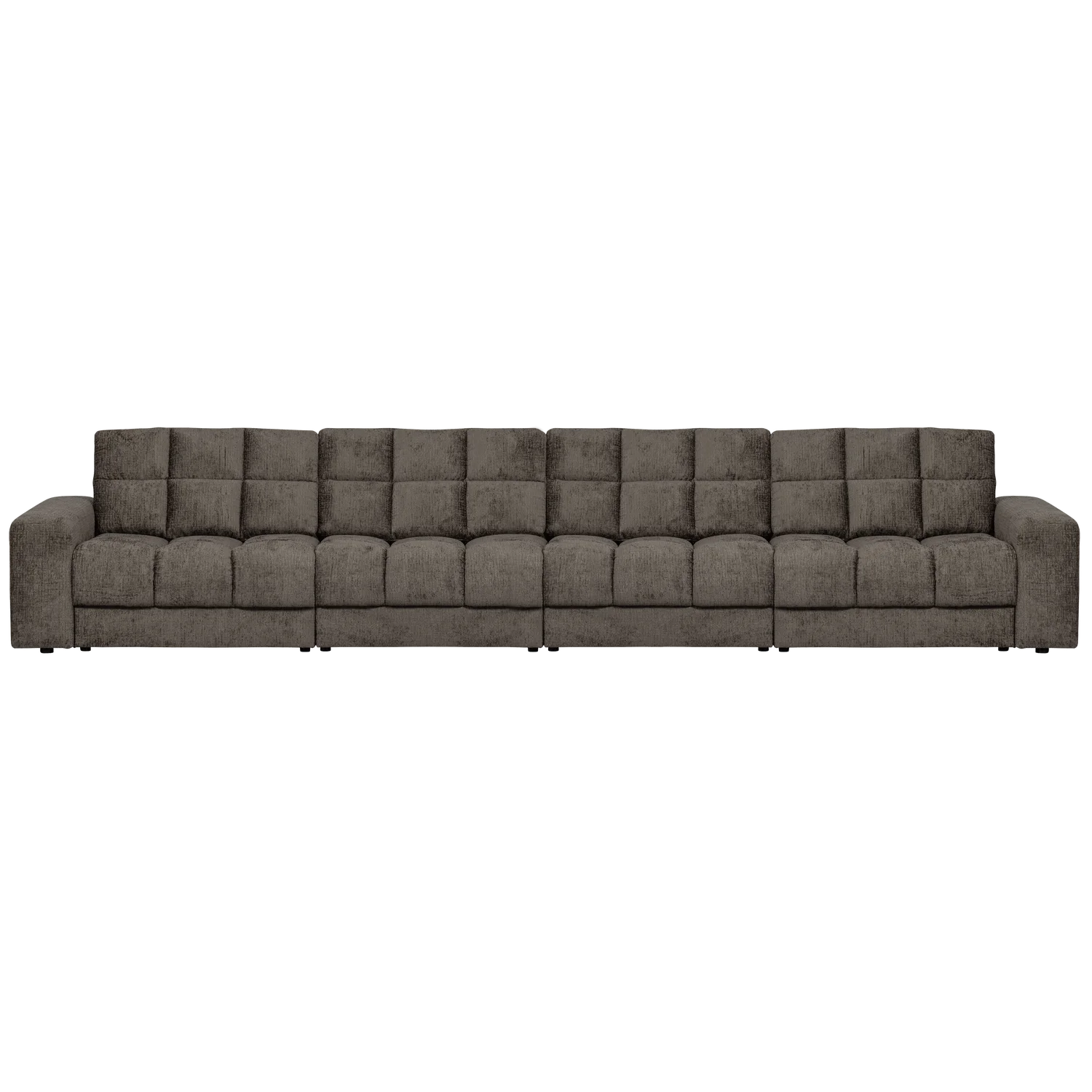 4 Sitzer Sofa SECOND DATE Struktur Samt mountain