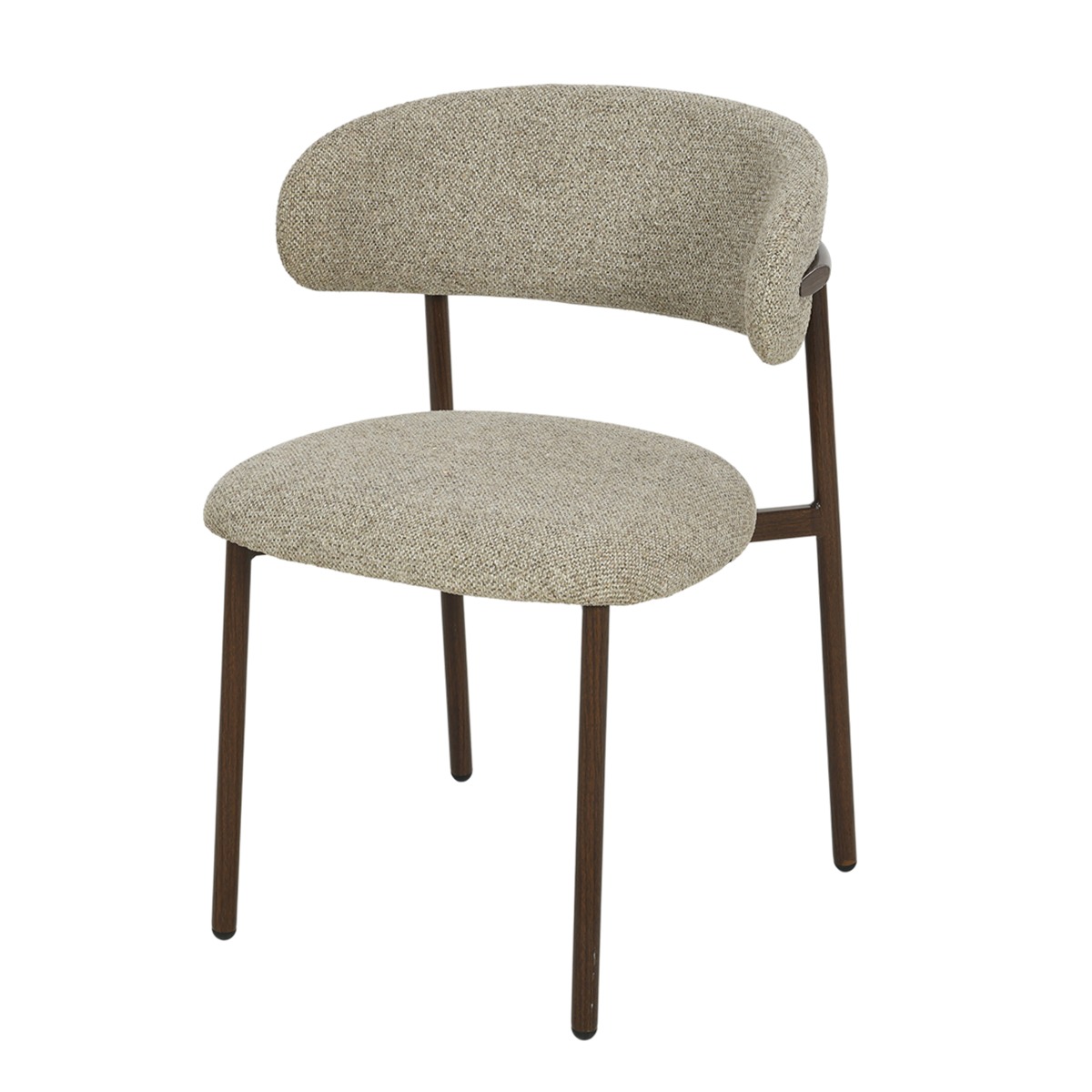 Esszimmerstuhl Hush Stuhl Stoff grau beige Esstischstuhl