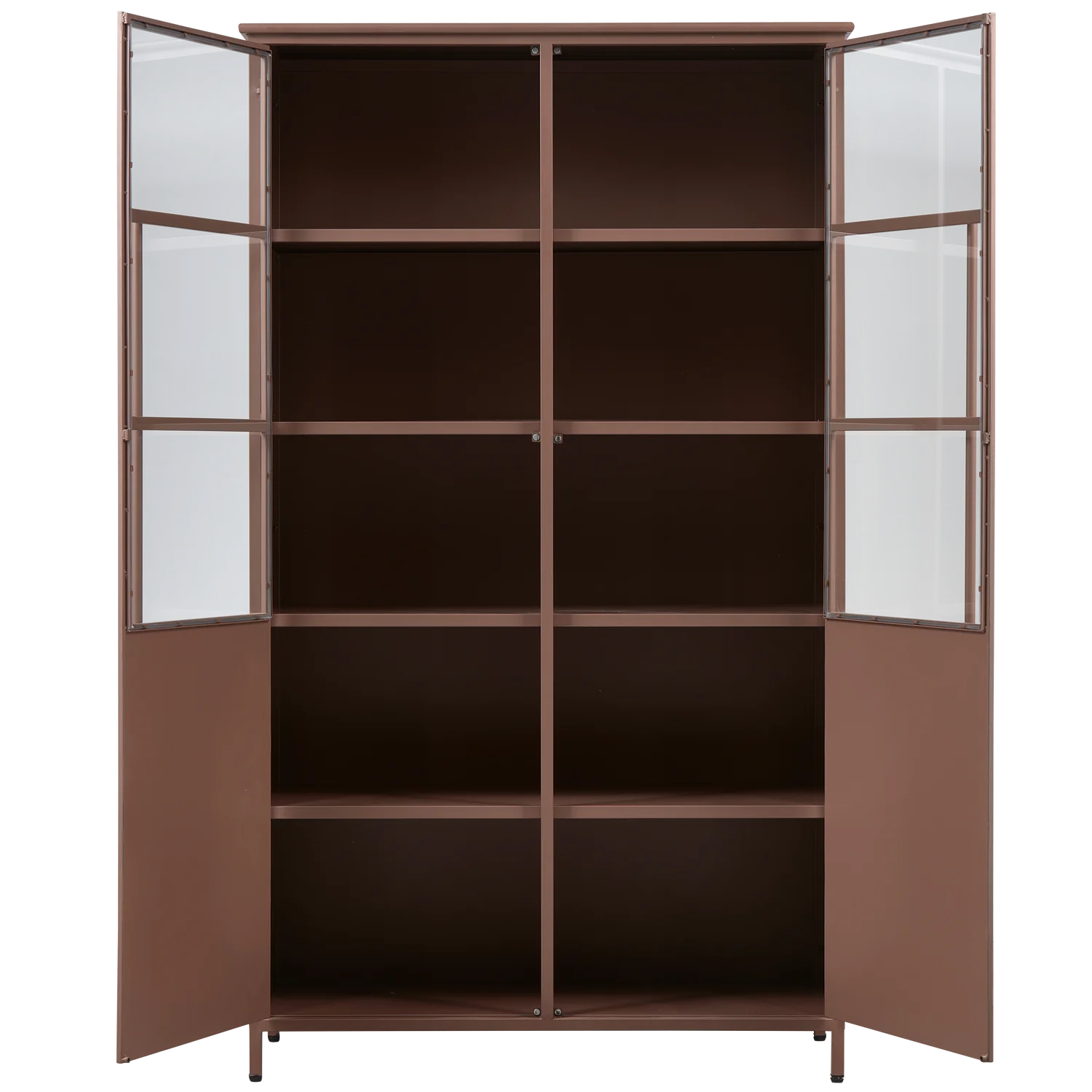 Industrie Vitrine Exhibit H 170 cm Metall tan