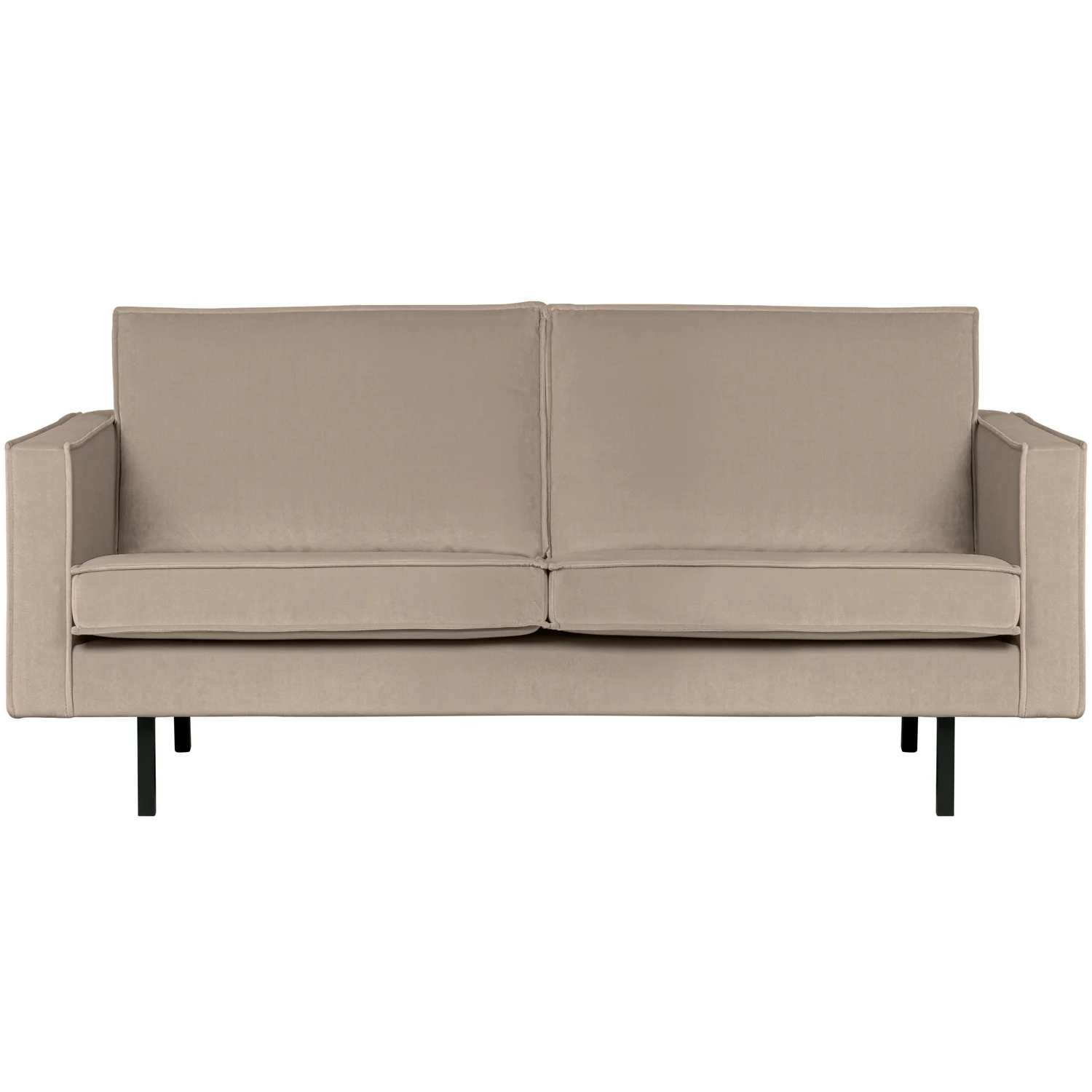 2,5 Sitzer Sofa RODEO Samtbezug khaki Couch Loungesofa