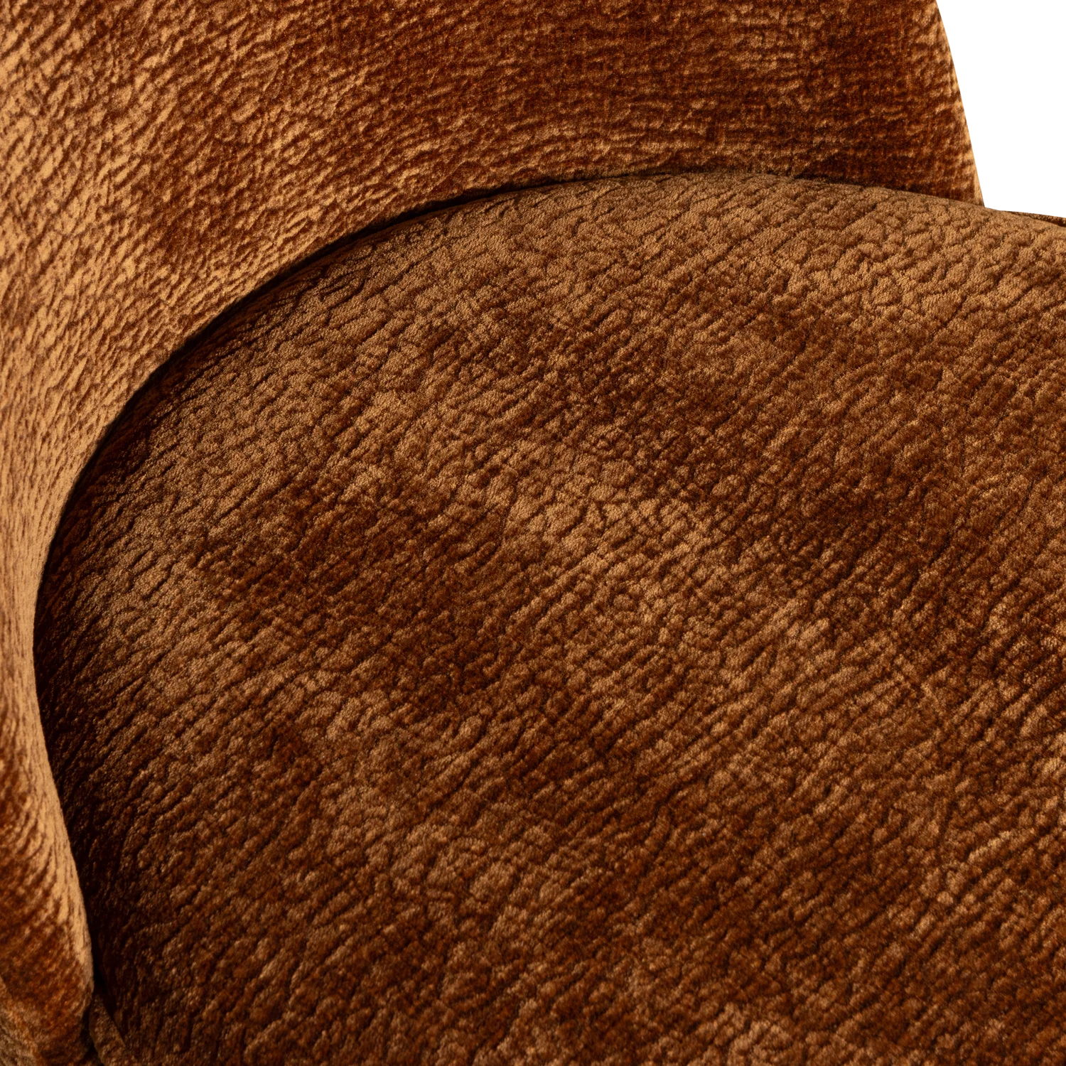 Barhocker Vogue SH 64 cm 3D Chenille mittelbraun