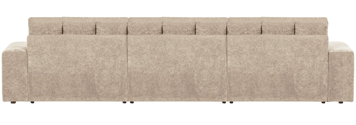 woood 3 Sitzer Sofa SECOND DATE Webstoff vintage nougat