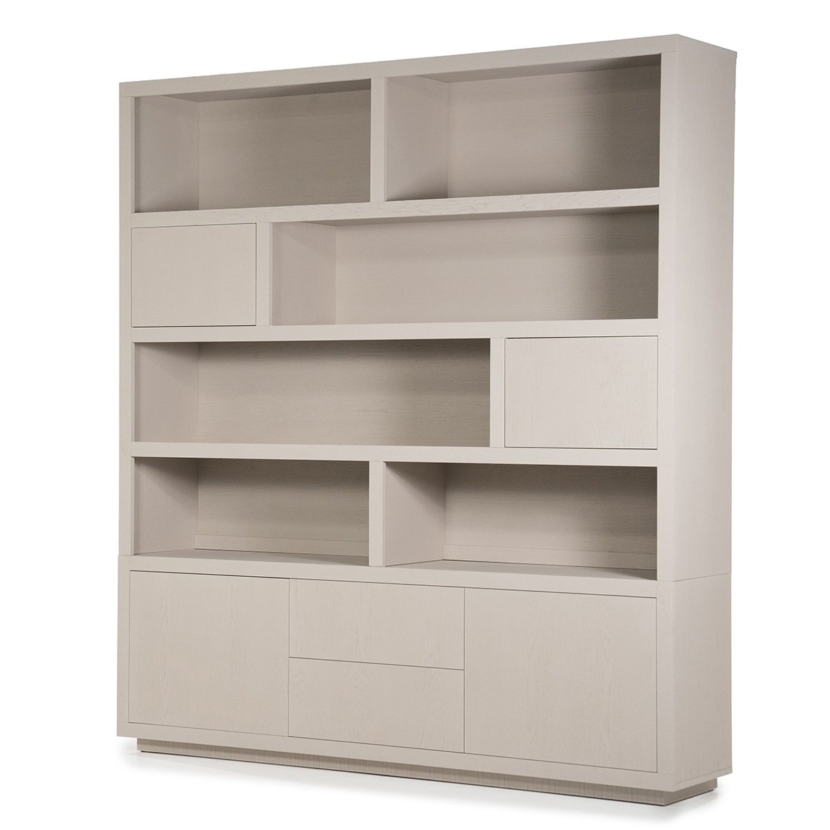 Schrank Bücherschrank Helsinki B 200 cm taupe Eiche