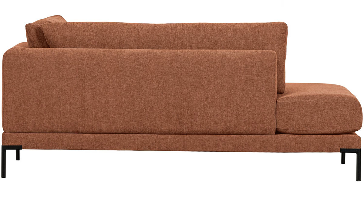 vtwonen Lounge Element Couple links Webstoff rust Melange Couch Sofa