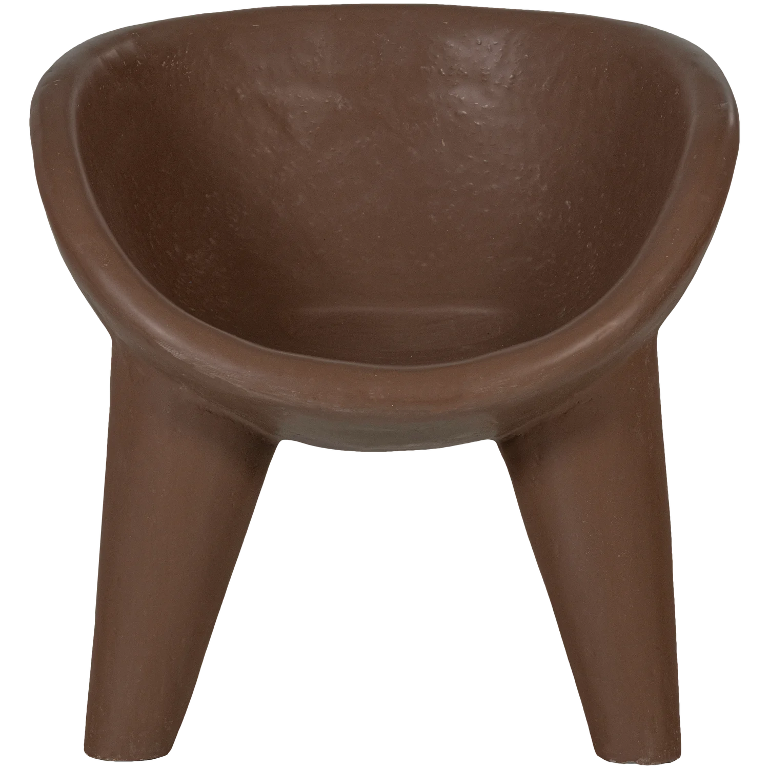 Outdoor Lounge Sessel ORIO Polymer rot braun Gartensessel