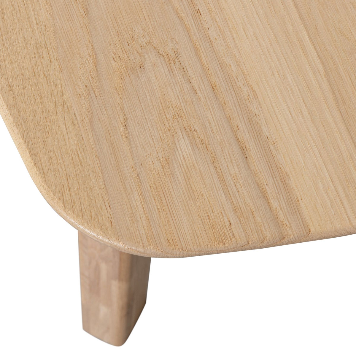 Esstisch DÄNISCH 220 x 100 cm oval Eiche massiv