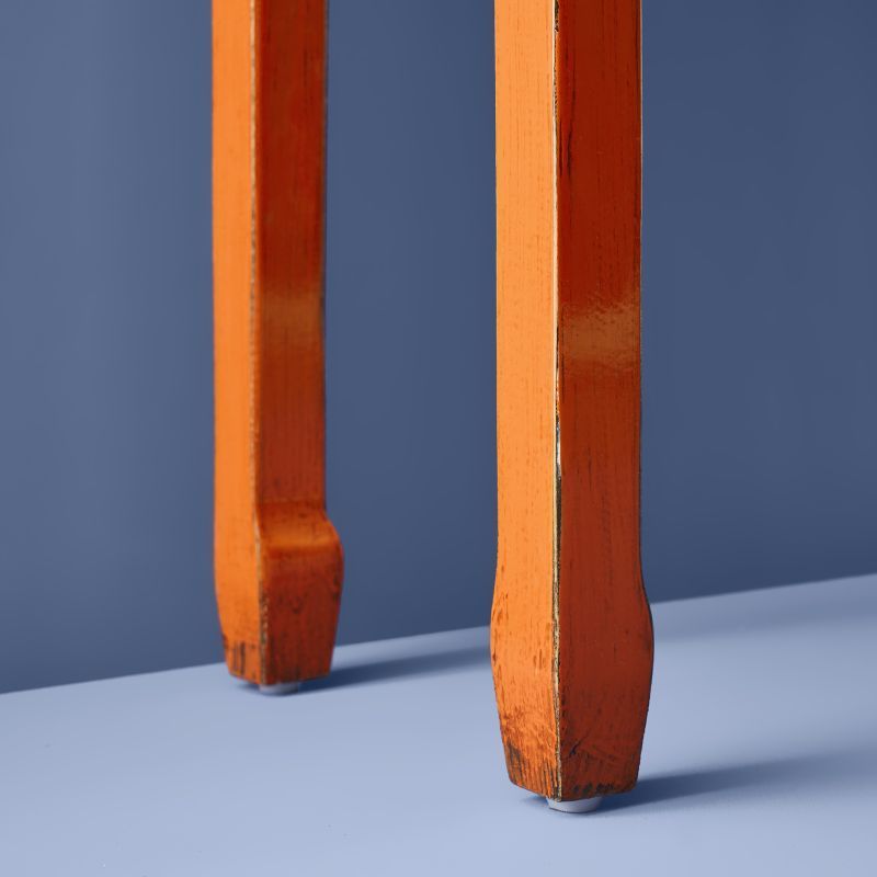 Konsolentisch Majesté 100 cm Ulmen- und Kiefernholz vintage orange