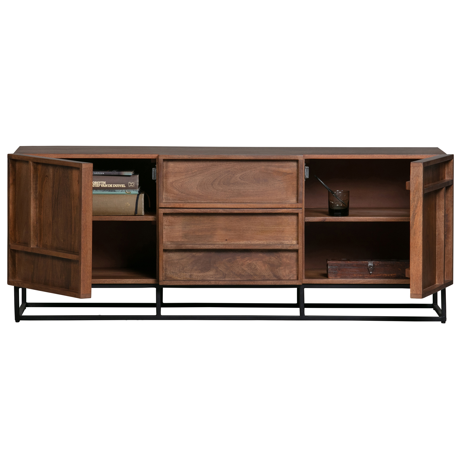 WOOOD Kommode TV Möbel Forrest 140 cm Mango Holz