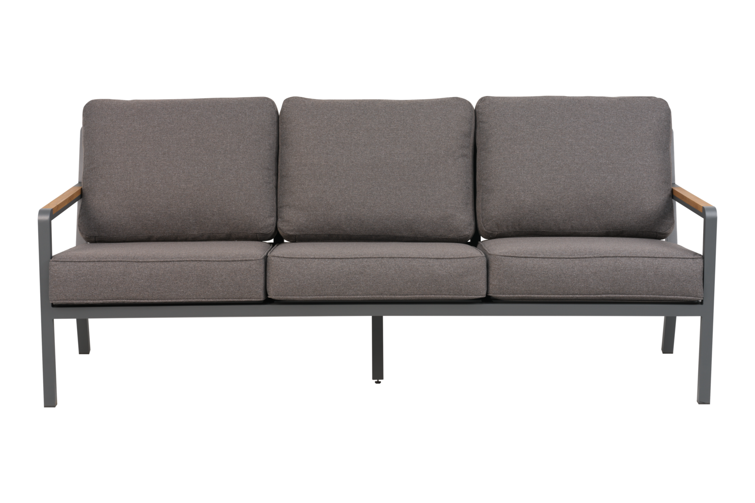 Garten Lounge Set Nova 3 Siter Sofa und 2 Sessel Aluminium anthrazit