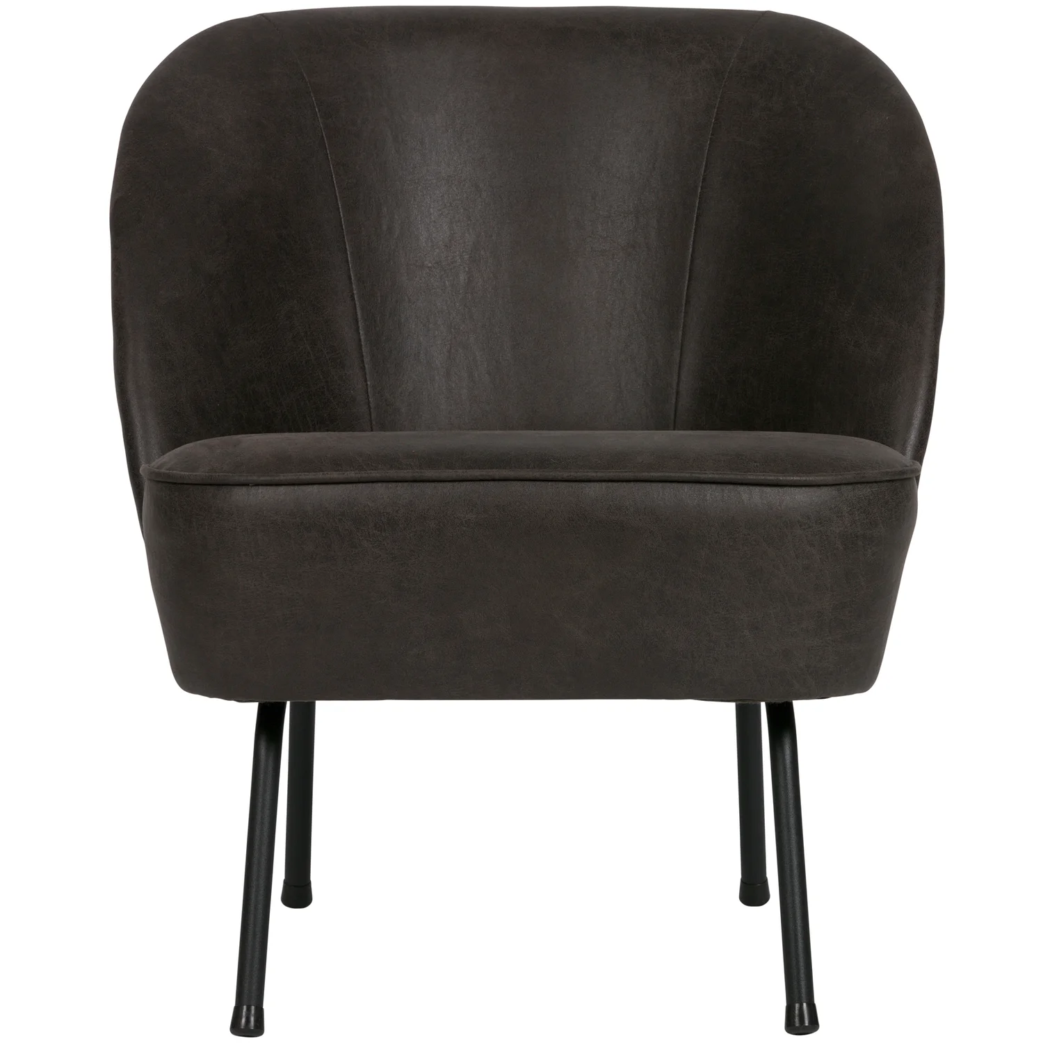 Sessel Vogue Eco-Leder schwarz Sofa Loungesessel Fernsehsessel