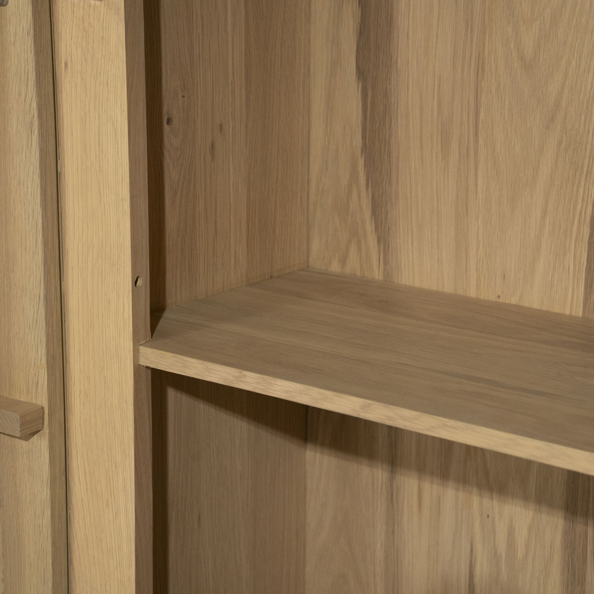 Highboard Josh mit 2 Türen Eiche Holz Furnier hellbraun