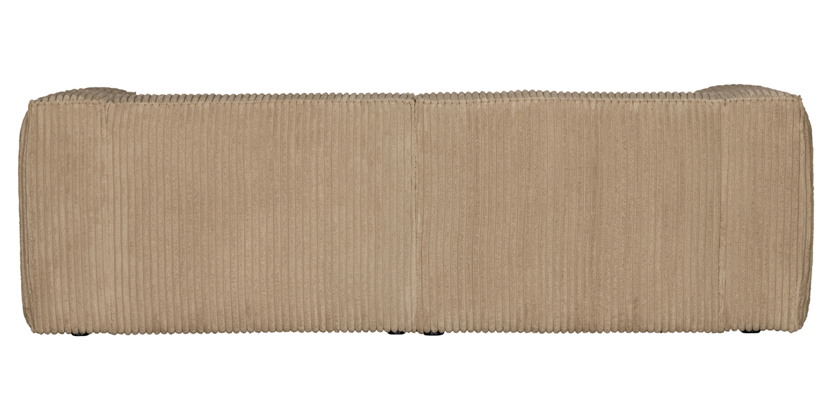 woood 3,5 Sitzer Sofa Bean Cord Kord Ribcord natur