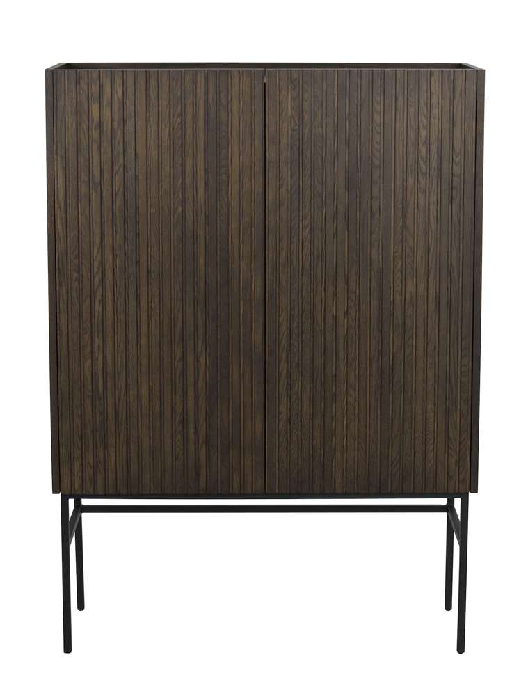 Highboard Schrank Küchenschrank Eiche braun