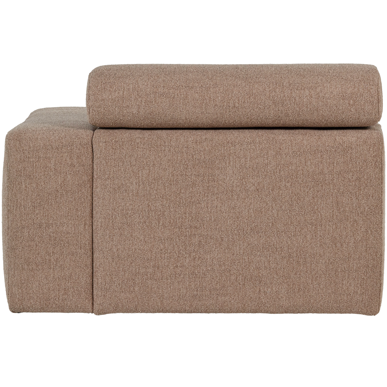 Sofaelement NOVI mit Armlehne rechts Element Bouclé taupe