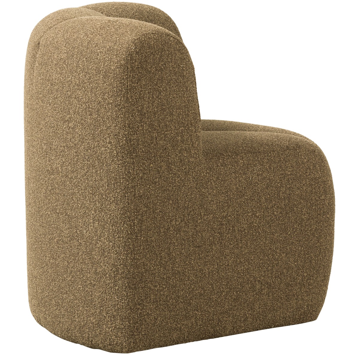 Esszimmerbank Eckbank MOJO Eck Element Bouclé gelb braun melange